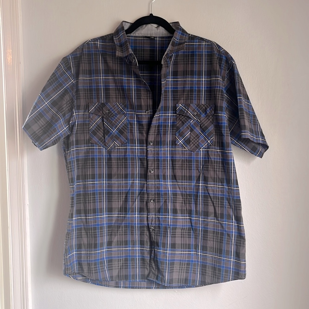 Men’s Plaid Short Sleeve Shirt